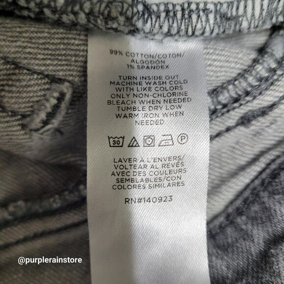 Loft Jeans Size 14 Straight Crop High Rise Tummy Control Stretch Denim - Picture 5 of 12